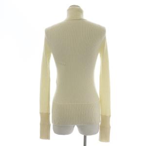 CINOH ニット セーター タートルネック プルオーバー 長袖 カシミヤ アイボリー