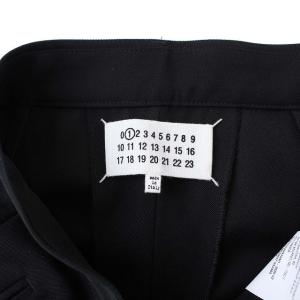 Martin Margiela 1 メゾンマルジェラ 2020年製 Wool Bermuda Shorts ワイドパンツ 38 ブラック