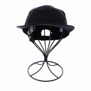 Supreme 19AW Supロゴサイドメッシュキャンプ 野球帽 ナイロン ブラック FW19H12