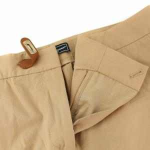 Salvatore Ferragamo テーパードパンツ ジップフライ ガンチーニ コットン 42 ピンクベージュ