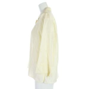 MARGARET HOWELL 21AW SOFT SILK ブラウス シャツ 七分袖 1 アイボリー