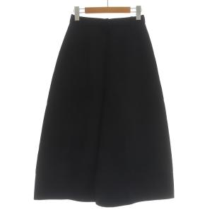 ENFOLD 22SS ワイドパンツ ウール 36 S ブラック