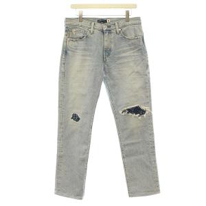 Levi's デニムパンツ MADE&CRAFTED 511 日本製 ダメージ加工 31 ブルー