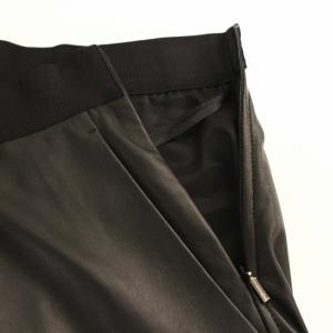 Neil Barrett ラムレザー ワイドパンツ 七分丈 XS イタリア製 ブラック