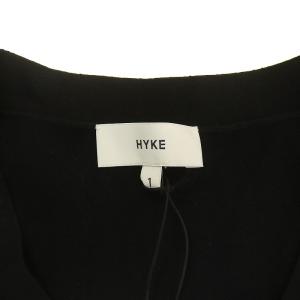 HYKE COTTON CARDIGAN 1 ブラック