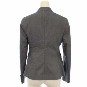 Drawer タグ付き コットン ツイル コンパクトジャケット テーラードジャケット シングル 1B 背抜き サイドベンツ 本切羽 36