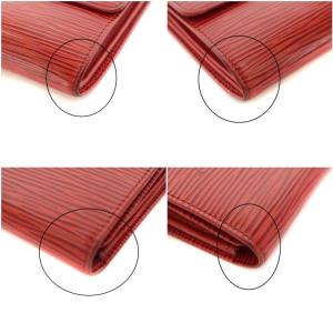 LOUIS VUITTON エピ ポシェット ポルトモネ クレディ長財布 小銭入れ 二つ折り エピレザー レッド M63577