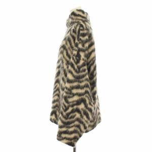 MADISONBLUE 19AW ニット アルパカ ゼブラシャギー 00 ベージュ