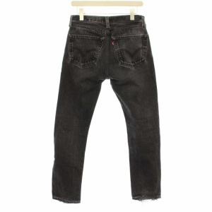 Levi's re/done スリムデニムパンツ ダメージ加工 USA製 S 黒