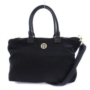 TORY BURCH トートバッグ ハンドバッグ ショルダーバッグ 2WAY ナイロン ブラック