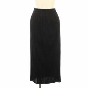 イッセイミヤケ プリーツスカート ロング メッシュ 1 ブラック