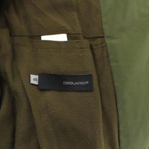 DSQUARED2 中綿ジャケット ミリタリージャケット スタンドカラー 48 M カーキ