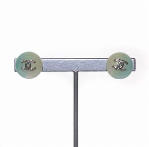 CHANEL ヴィンテージ 99P ココマーク ピアス グラデーション ライトブルー