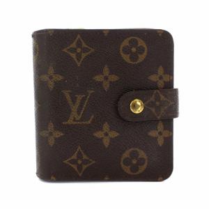 LOUIS VUITTON モノグラム 財布 二つ折り 小銭入れ ブラウン