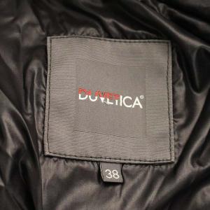 DUVETICA ACE WOOL ダウンコート ロング フード ナイロン 38 S M ネイビー
