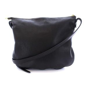 LOEWE ヘリテージ ショルダーバッグ レザー ダークブラウン