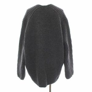 Acne Studios DEBORAH L WOOL セーター ニット Vネック 長袖 リブ S グレー