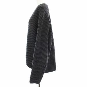 Acne Studios DEBORAH L WOOL セーター ニット Vネック 長袖 リブ S グレー