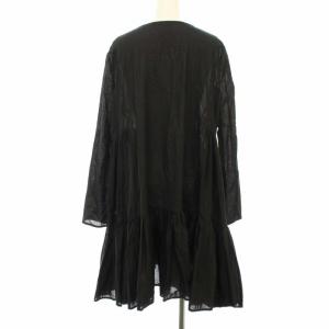 Merlette 20SS Martel dress ティアードチュニック S 黒