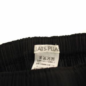 PLEATS PLEASE ISSEY MIYAKE イッセイミヤケ ロングスカート プリーツ チュール シアー 2 ブラック