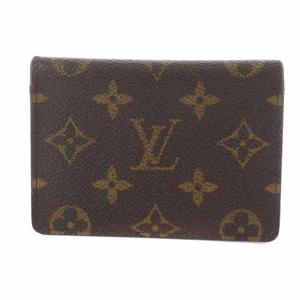 M60533 ポルト2カルトヴェルティカル モノグラムキャンバス  定期入れ パスケース ブラウン