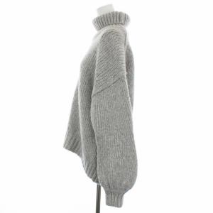 Deuxieme Classe PRIMITNE KNIT セーター タートルネック 長袖 ローゲージ アルパカ ウール混 グレー