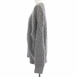 EVERYDAY I LIKE 20AW Oversized Cable ニットセーター グレー