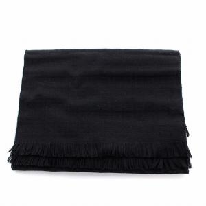 GIVENCHY マフラー ストール ウール ロゴ ブラック