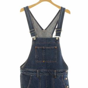 Shinzone デニムオーバーオール サロペット コットン 34 XS 青 ブルー