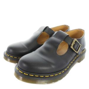 POLLEY Tバーシューズ メリージェーン スムースレザー ベルト 23cm ブラック