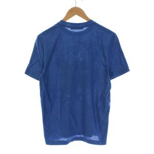 LOUIS VUITTON 16SS Tシャツ ベルベット 刺繍 鶴 S ブルー