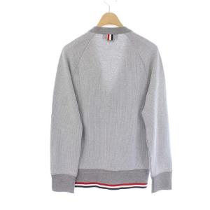 THOM BROWNE カーディガン トリコロール 0 グレー