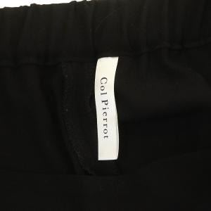 Deuxieme Classe colpierrot イージーパンツ ワイド タック入り 36 ブラック