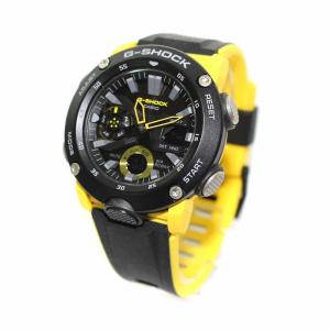 CASIO G-SHOCK カーボンコアガード クオーツ アナデジ ショックレジスト ブラック イエロー GA-2000-1A9JF