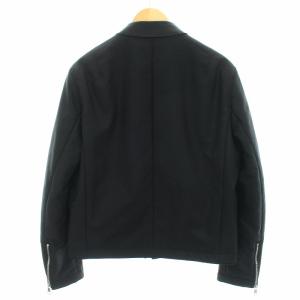 Neil Barrett 中綿ジャケット 襟レザー M 黒