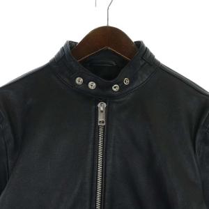 DIESEL ラムレザージャケット M 黒