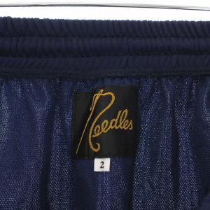 Needles サルエルパンツ バタフライ ライン 2 ネイビー