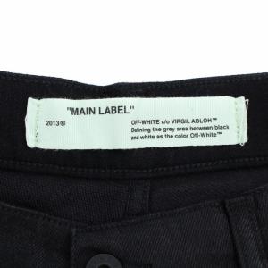 Off-White MAIN LABEL SCORPION SHORT 5 POCKET パンツ 34 ブラック 