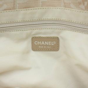 CHANEL ココマーク ニュートラベルライン 7番台 トートバッグ ナイロンジャガード ベージュ