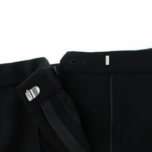 Theory 21AW ADMIRAL CREPE WAIST TAB PANT M ブラック