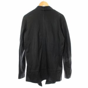 RIPVANWINKLE 18SS シープレザー カーディガン 羊革 M 黒