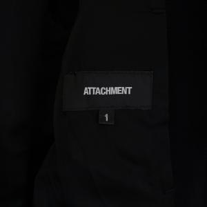 ATTACHMENT 14AW AC42-218 SHORT COAT ステンカラー ヘビーメルトン 1 ネイビー