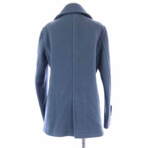 OLD ENGLAND Pコート ミドル ウール 36 S 水色