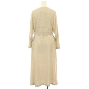 TOMORROWLAND 20SS ガウン カーディガン 薄手 ロングカーディガン 長袖 36 ベージュ