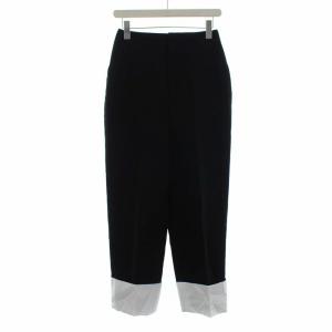 18AW パンツ 裾切替 38 ブラック