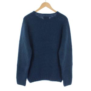 INVERALLAN 長袖 ニット セーター ウール 英国製 42 L-XL グリーン