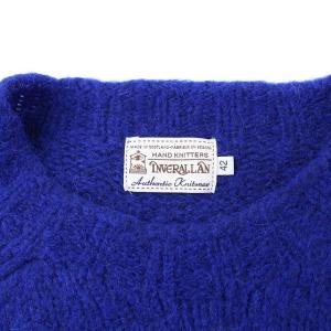 INVERALLAN 長袖 ニット セーター ウール 42 L-XL ブルー