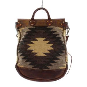 RRL ラルフローレン ショルダーバッグ ハンドバッグ 2WAY ネイティブ 茶