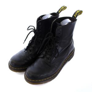 Dr.Martens PASCAL 8ホール ショートブーツ レースアップ レザー UK5 ブラック