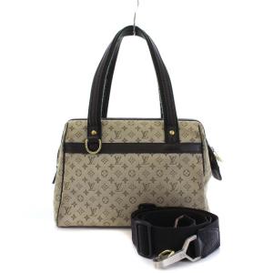 LOUIS VUITTON M92215 モノグラムミニ ジョセフィーヌPM ボストンバッグ 2WAY カーキ 